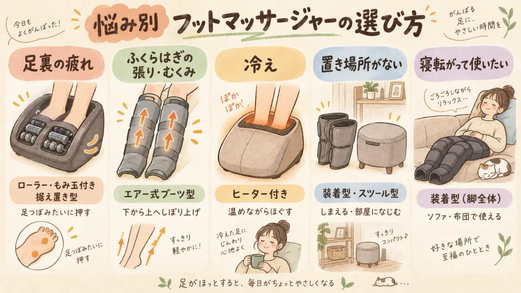フットマッサージャー　デメリット